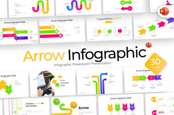 Arrow Infographic PowerPoint Template